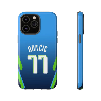 Luka Dončić Ice Vision Edition – Rugged Dual-Layer Build, Slim Fit | Compatible with iPhone 8–16 Pro Max & Samsung Galaxy S10–S25 Ultra