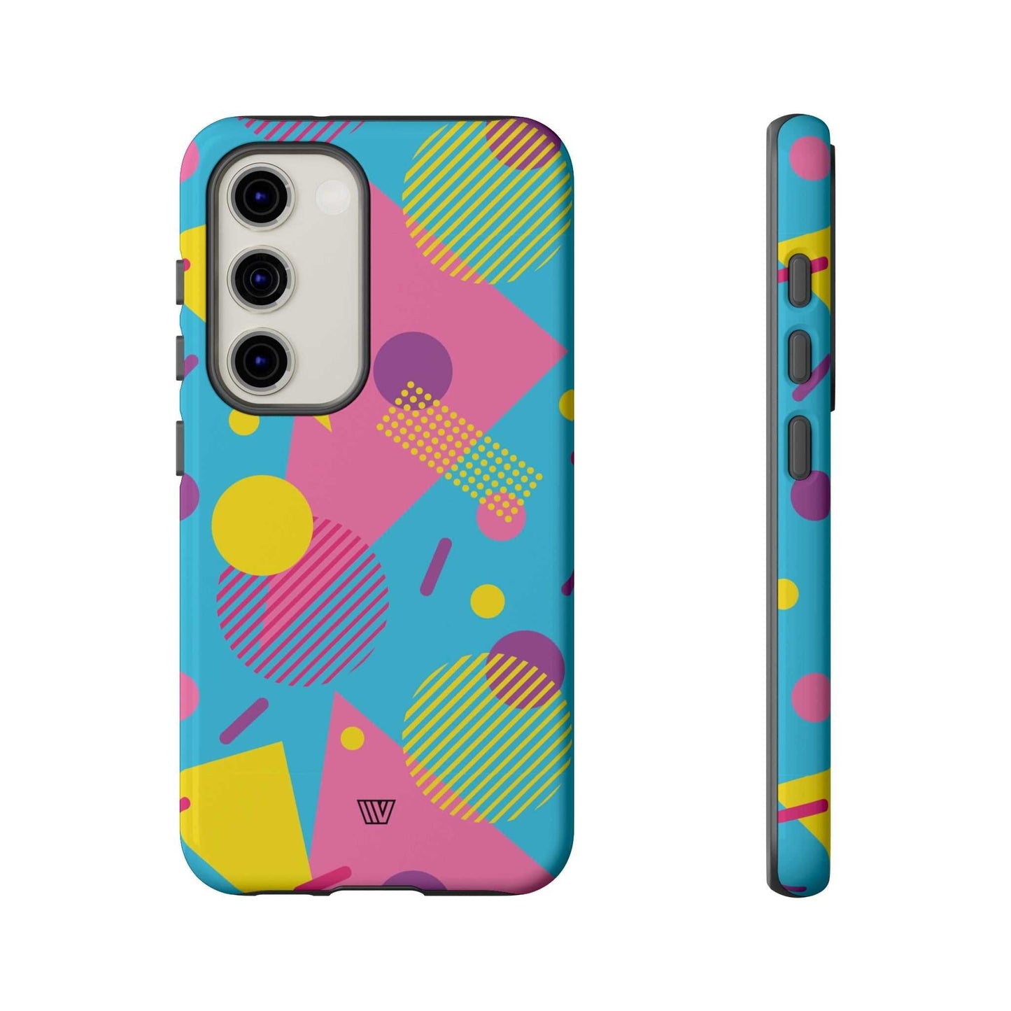 80s / 90s RETRO PATTERN LIGHT BLUE | Tough Phone Case