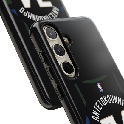 Giannis Antetokounmpo Force Drive Edition – Heavy-Duty ShockGuard Layers, Athletic Slim Fit | iPhone 8–16 Pro Max & Samsung S10–S25 Ultra Supported