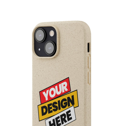 Eco-Friendly Phone Case, Biodegradable Phone Cover, Sustainable Accessory, Customizable iPhone Case, Green Gift Idea, Environmentally