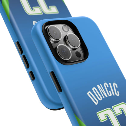 Luka Dončić Ice Vision Edition – Rugged Dual-Layer Build, Slim Fit | Compatible with iPhone 8–16 Pro Max & Samsung Galaxy S10–S25 Ultra