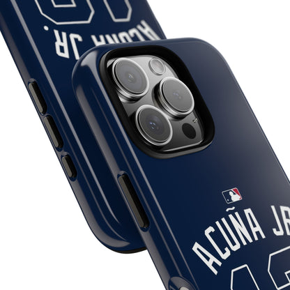 Ronald Acuña Jr. Power Play Phone Case – Bold Style, Braves Energy & MVP Swagger
