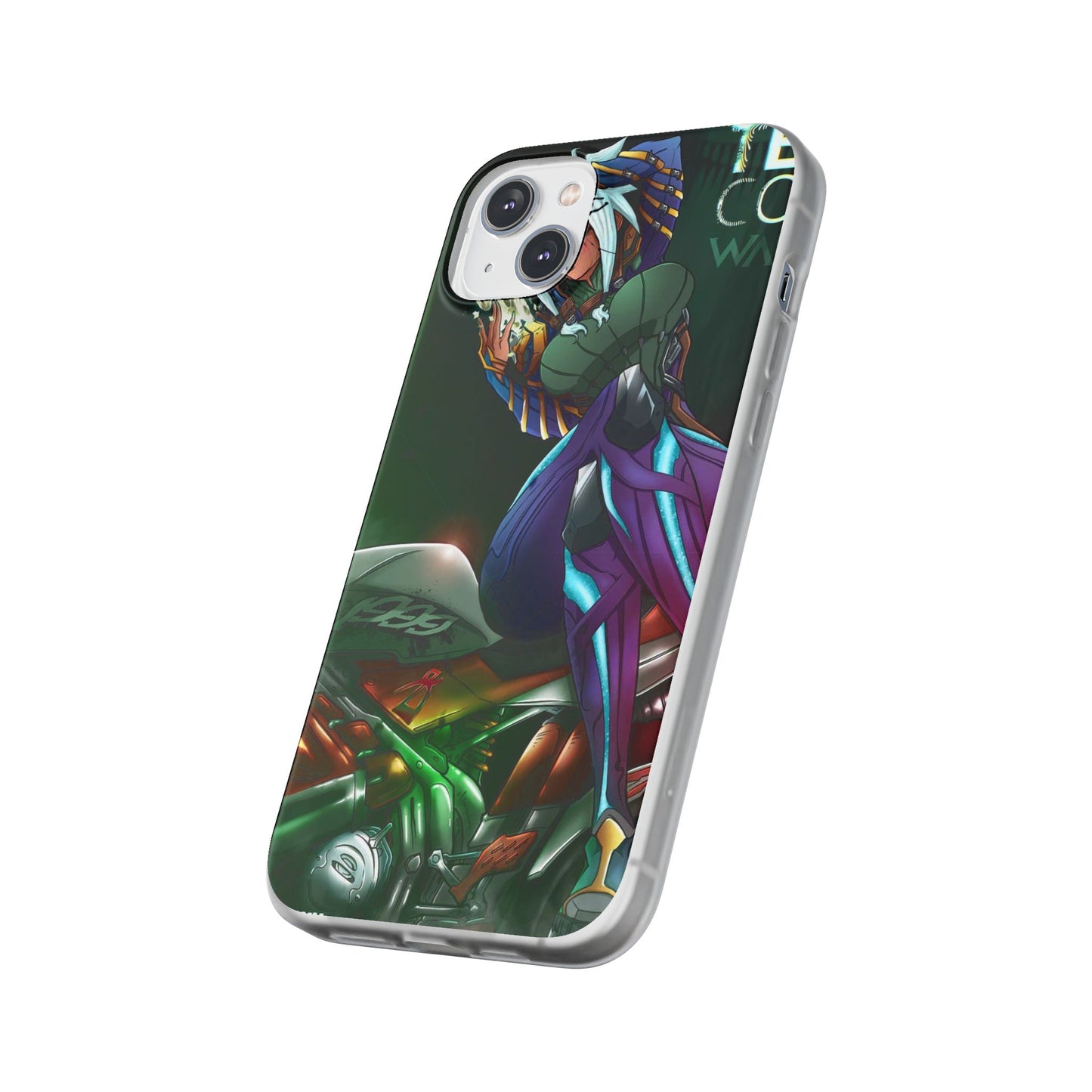 Anime-Inspired Phone Case - Flexi Cases, Custom Phone Cover, Gift for Her, Birthday Present, Unique Cell Phone Accessories