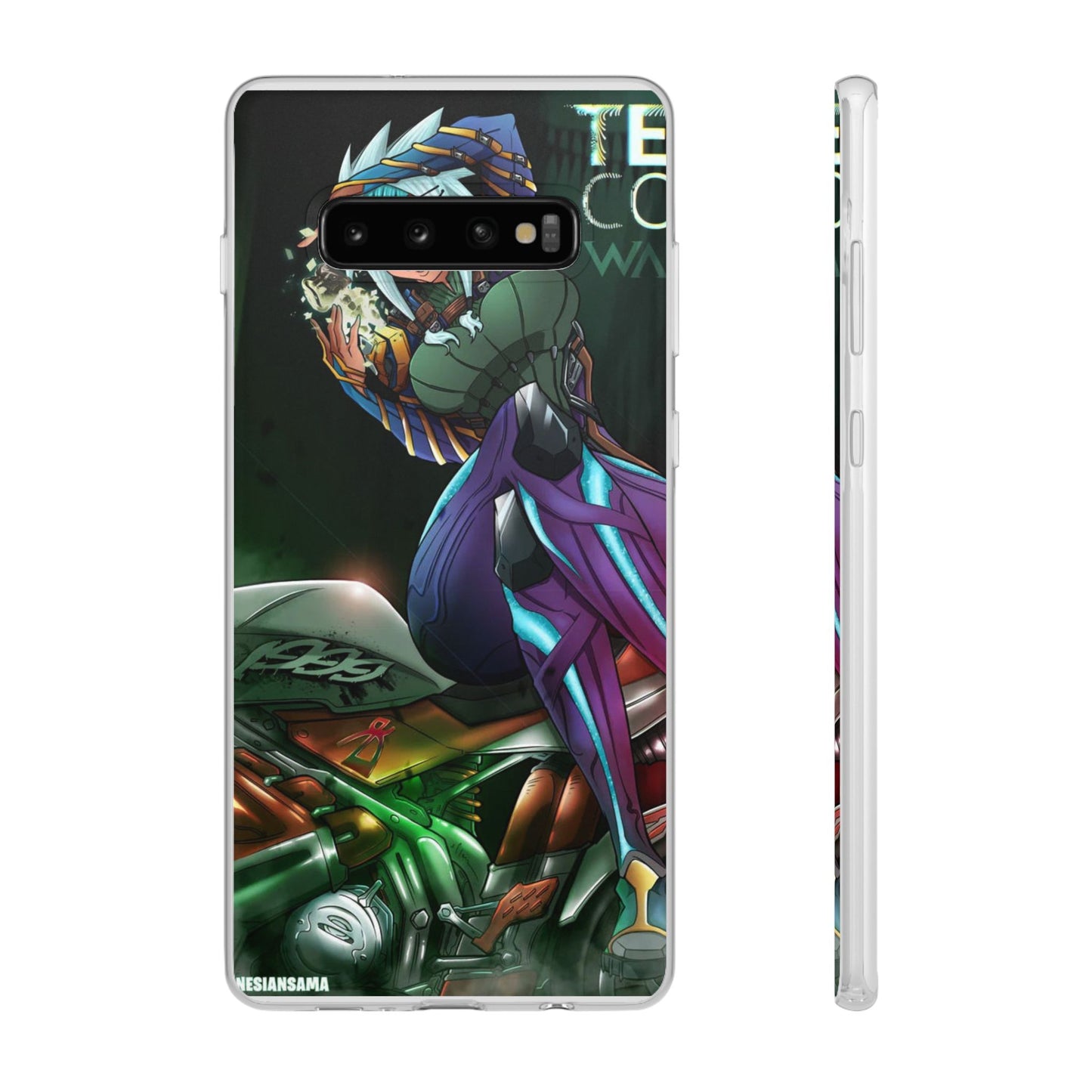 Anime-Inspired Phone Case - Flexi Cases, Custom Phone Cover, Gift for Her, Birthday Present, Unique Cell Phone Accessories