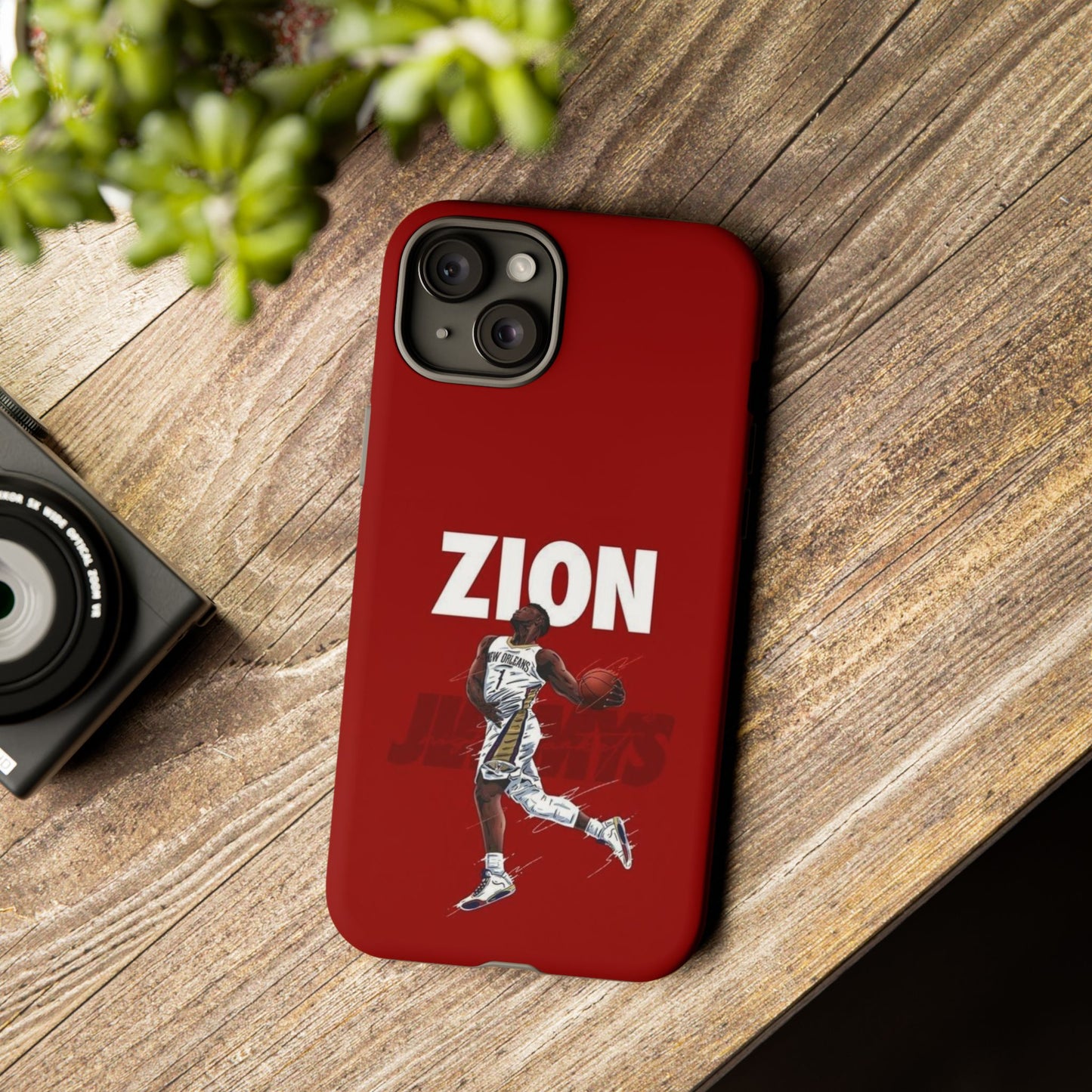 Zion Williamson Power Drive Edition – Rugged Dual-Layer Armor & Slim Fit | Compatible with iPhone 8–16 Pro Max & Samsung S10–S25 Ultra