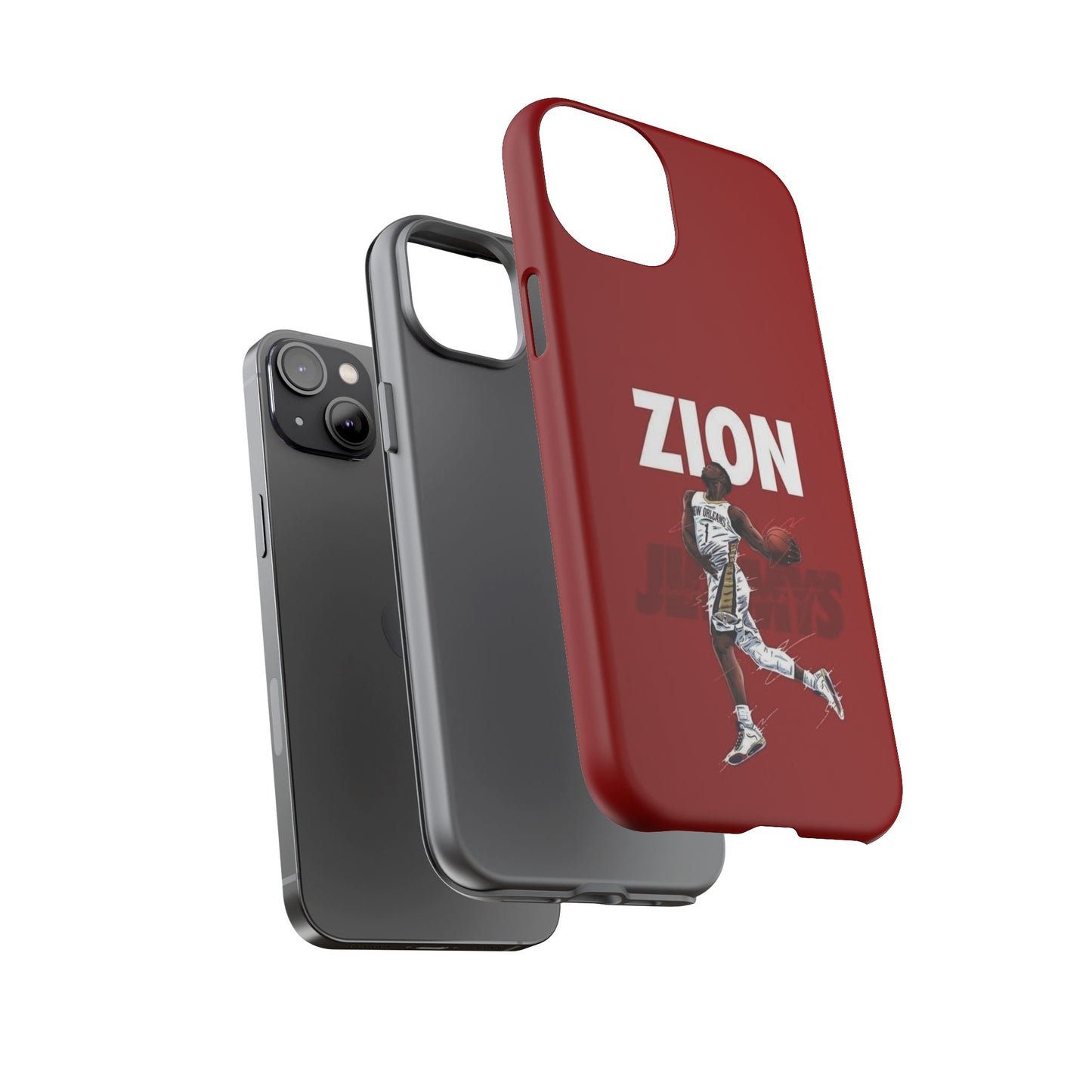 Zion Williamson Power Drive Edition – Rugged Dual-Layer Armor & Slim Fit | Compatible with iPhone 8–16 Pro Max & Samsung S10–S25 Ultra