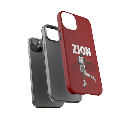 Zion Williamson Power Drive Edition – Rugged Dual-Layer Armor & Slim Fit | Compatible with iPhone 8–16 Pro Max & Samsung S10–S25 Ultra