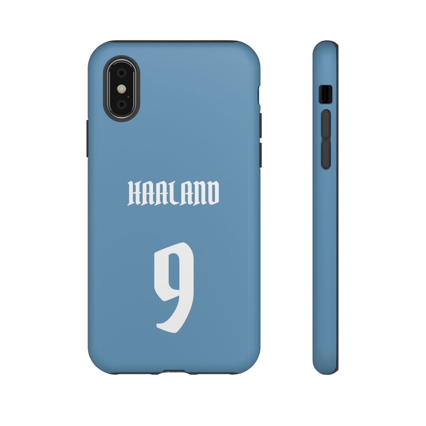 Erling Haaland PowerStrike – Rugged Dual-Layer Protection & Slim Profile | Compatible with iPhone 8 to 16 Pro Max & Samsung Galaxy S10 to S25 Ultra