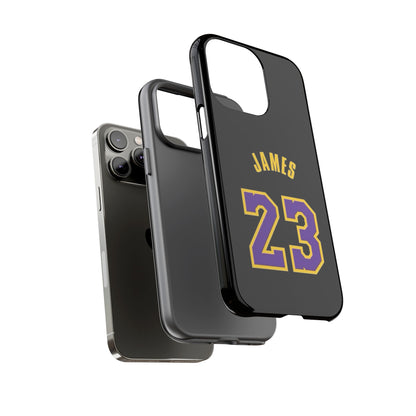 LeBron James King’s Guard Edition – MaxProtect Hybrid Shell, Athletic Profile | iPhone 8–16 Pro Max & Samsung S10–S25 Ultra Compatible