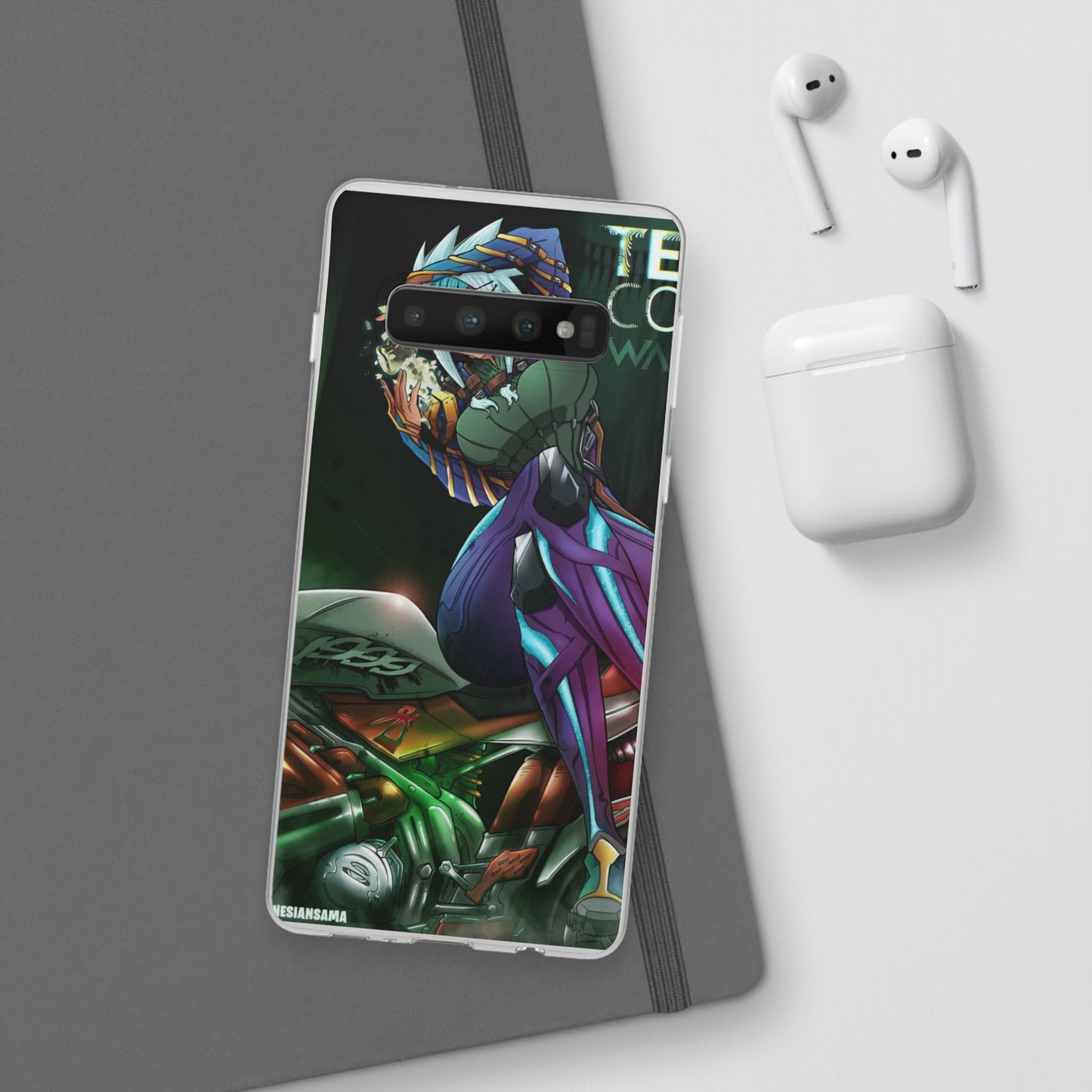 Anime-Inspired Phone Case - Flexi Cases, Custom Phone Cover, Gift for Her, Birthday Present, Unique Cell Phone Accessories