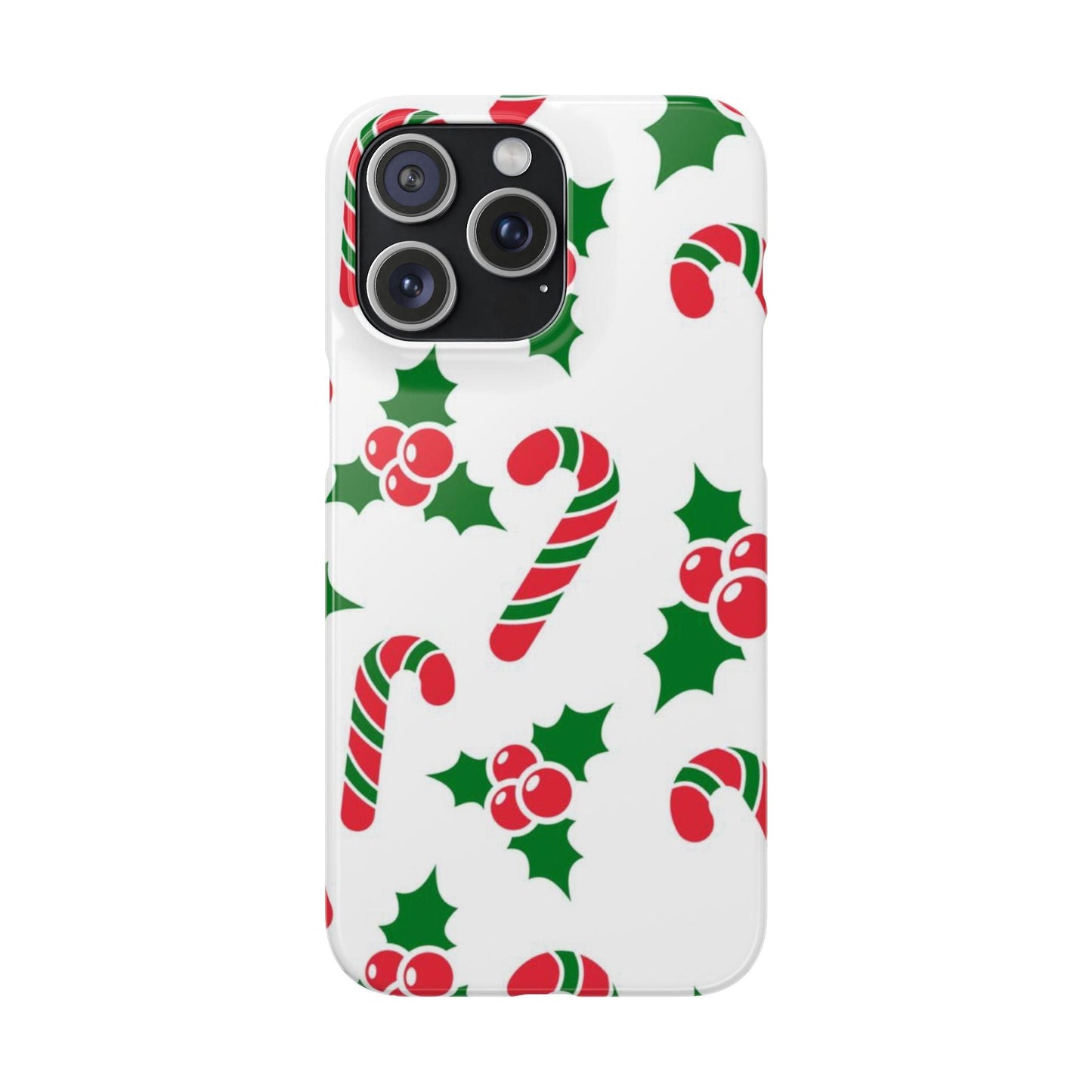 Custom iPhone Tough Phone Case – Christmas Santa Holiday Design, Festive Xmas Protection - covers4phones