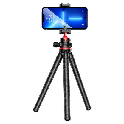 FANGTUOSI 2025 Flexible Octopus Tripod for Phone Camera DSLR 2in1 Design With big light Phone Holder Side Cold Shoe 1/4'' Screw
