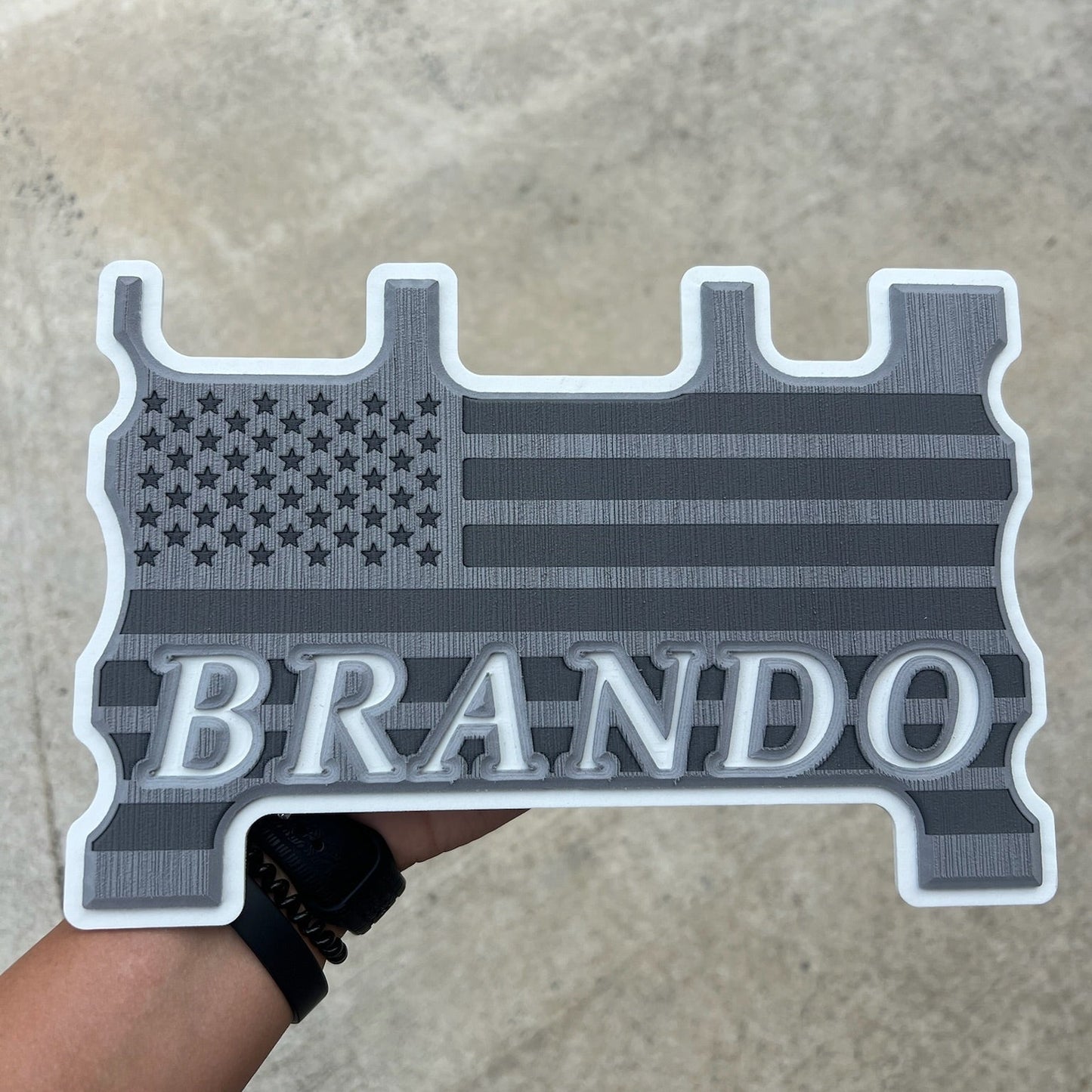 "MERICA" - Custom Speaker Shell for Turtlebox or Ecoxgear Defender