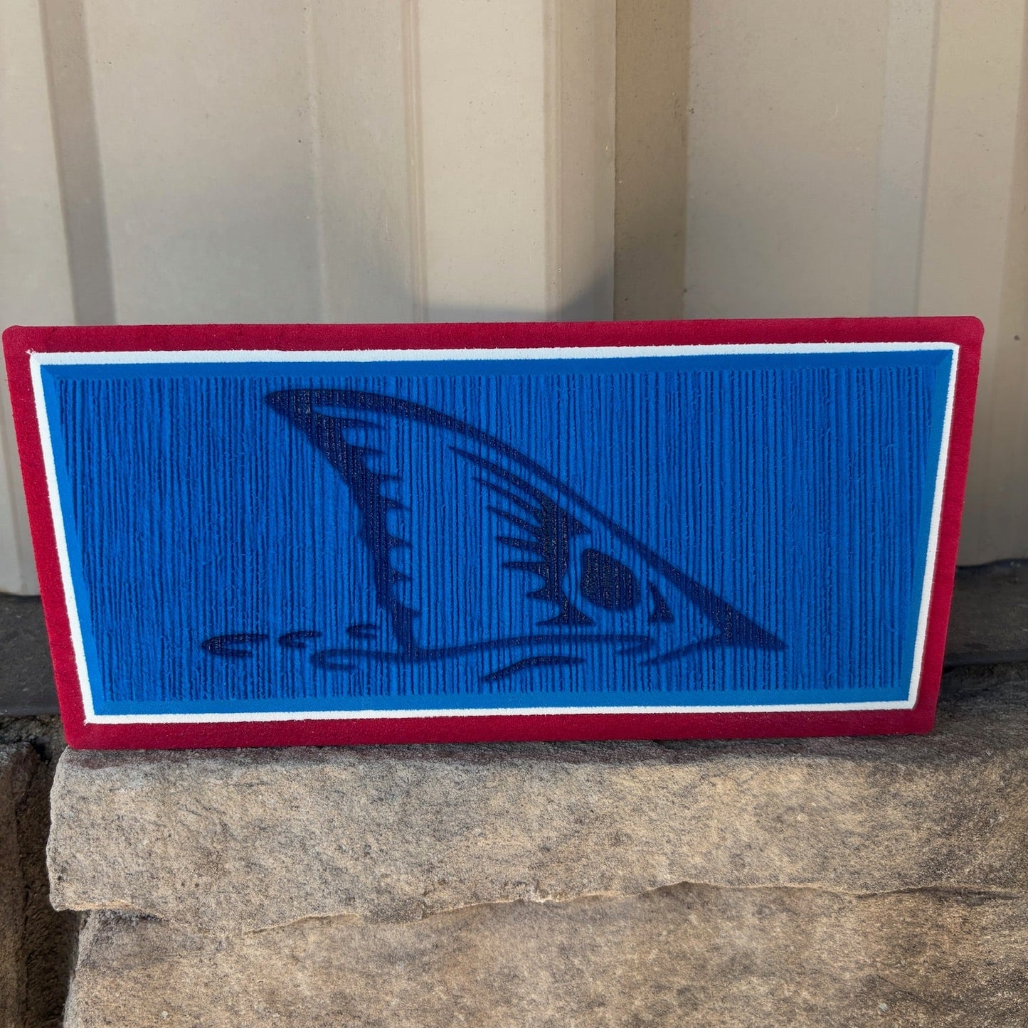 "Red Fish Tail" - Custom Speaker Shell for Turtlebox or Ecoxgear Defender