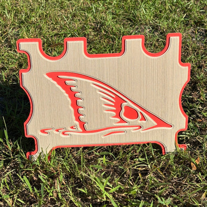 "Red Fish Tail" - Custom Speaker Shell for Turtlebox or Ecoxgear Defender