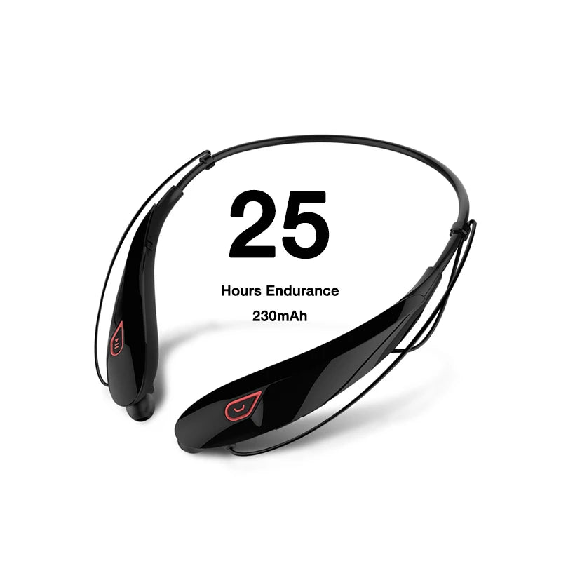 EARDECO Large Battery Bluetooth Headphone Handsfree Sport Wireless Headphones Neckband Earphones Bass Headset with Mic Stereo