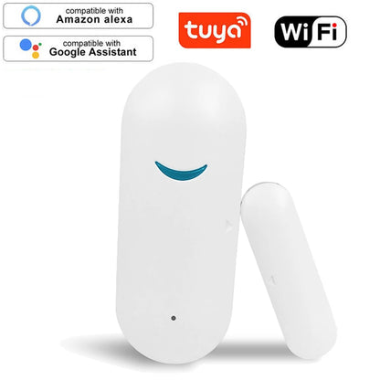 Tuya Smart WiFi Door Sensor Door Open / Closed Detectors WiFi App Notification Alert security alarm support Alexa Google Home