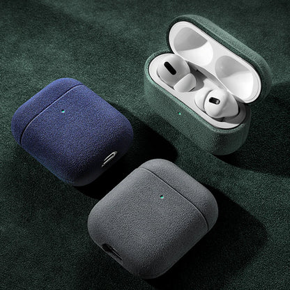 Italian Alcantara Case For Apple AirPods Pro 2 Luxury Leather Protective Cover for AirPods Pro 2nd Generation Earphone Cases