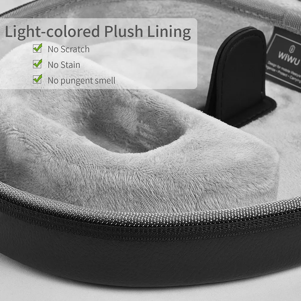WiWU Waterproof Smart Case for AirPods Max with Staying Power Carry Bag for Airpods Max Sleep Model Headphone Protective Case
