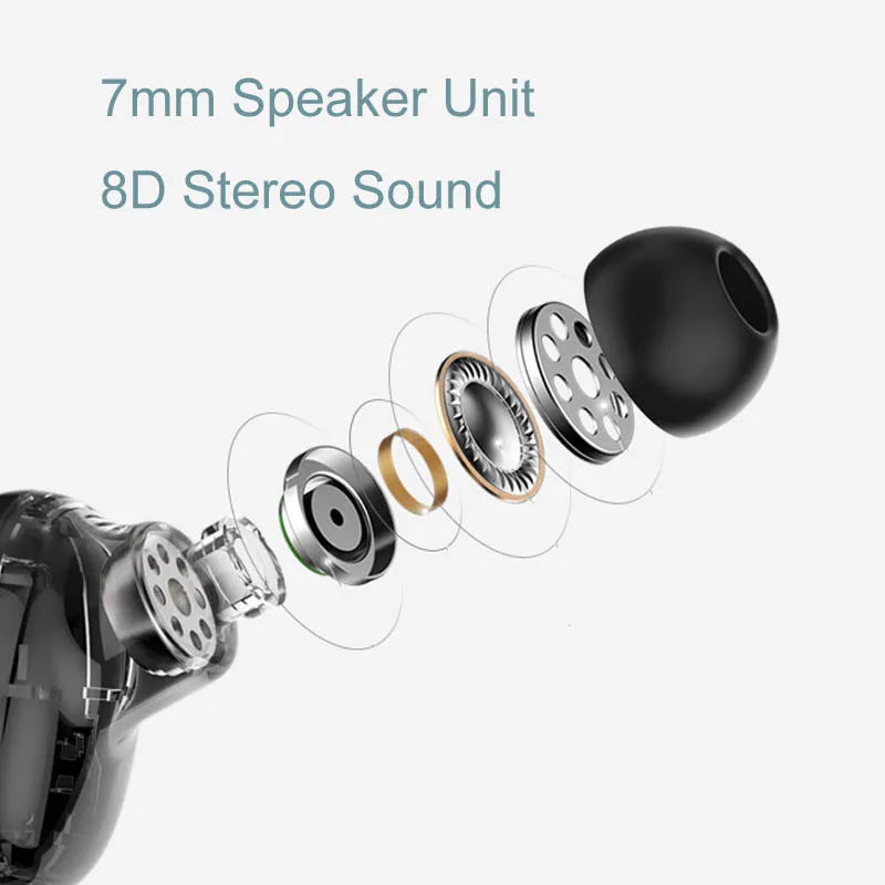 NVAHVA Mini Bluetooth Earphone 10 Hrs Working, Bluetooth Headset Wireless Earbud Earphone Hands-free For Phones Car TV PCSport