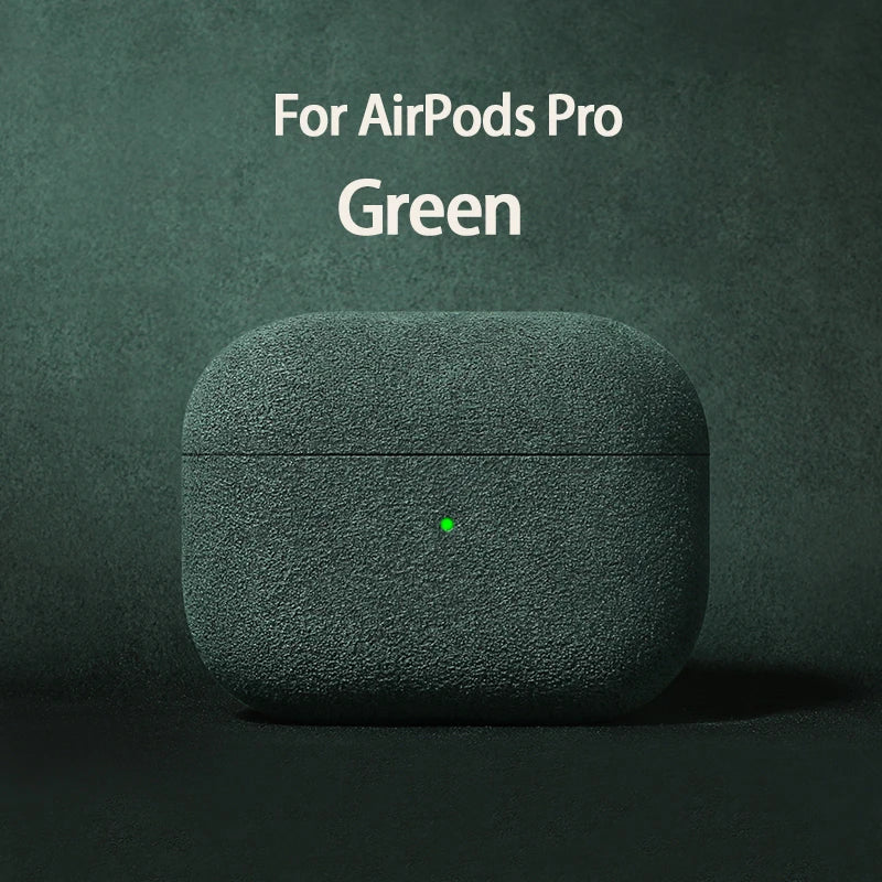 Italian Alcantara Case For Apple AirPods Pro 2 Luxury Leather Protective Cover for AirPods Pro 2nd Generation Earphone Cases