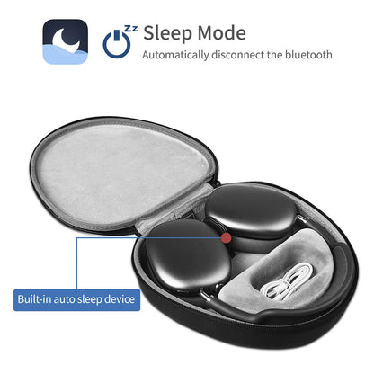 WiWU Waterproof Smart Case for AirPods Max with Staying Power Carry Bag for Airpods Max Sleep Model Headphone Protective Case