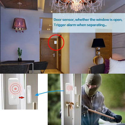 PGST Window Door Sensor for 433MHz Alarm System PG103 Wireless Home Alarm App Notification Alerts