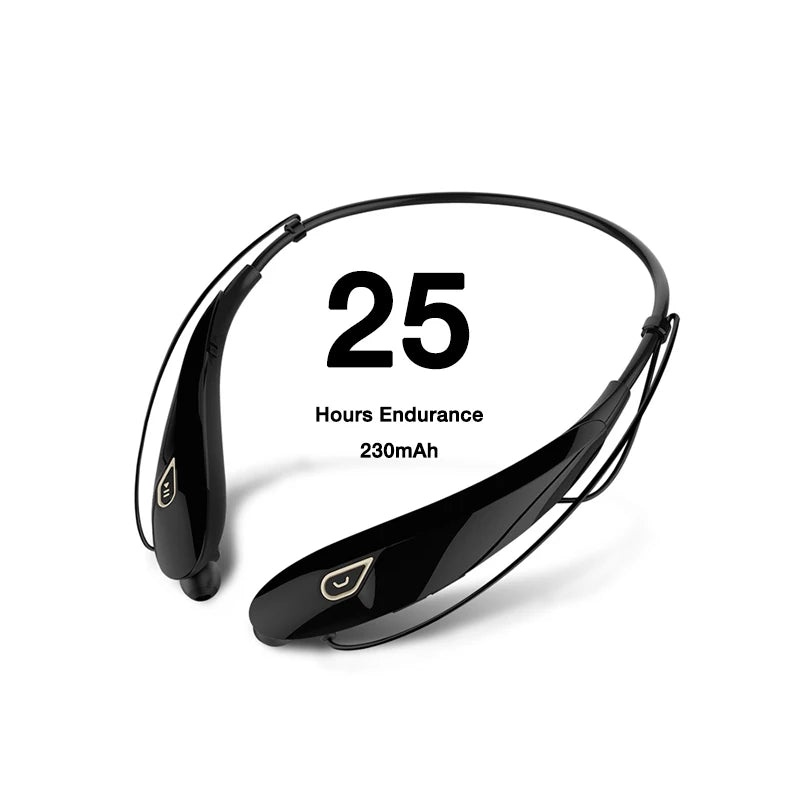 EARDECO Large Battery Bluetooth Headphone Handsfree Sport Wireless Headphones Neckband Earphones Bass Headset with Mic Stereo