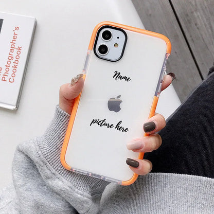 Custom Pet Portait Phone Case for iphone 13 12 11 14Pro Max xsmax xs 15 Plus Cover Personalised Pet Illustration Shockproof Case - covers4phones