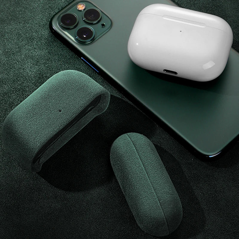 Italian Alcantara Case For Apple AirPods Pro 2 Luxury Leather Protective Cover for AirPods Pro 2nd Generation Earphone Cases