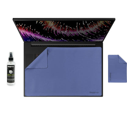 17.3" Laptop Screen Protector Keyboard Cover Microfiber & Cleaning Kit UnderWare Pac