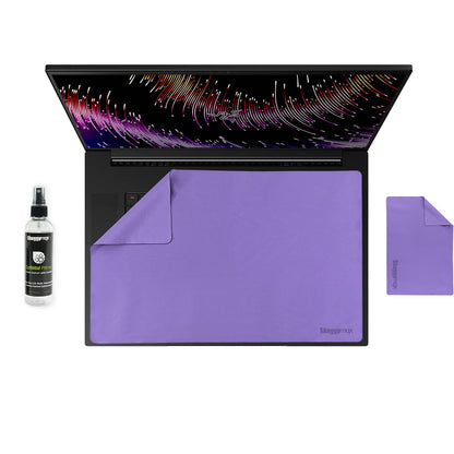 17.3" Laptop Screen Protector Keyboard Cover Microfiber & Cleaning Kit UnderWare Pac