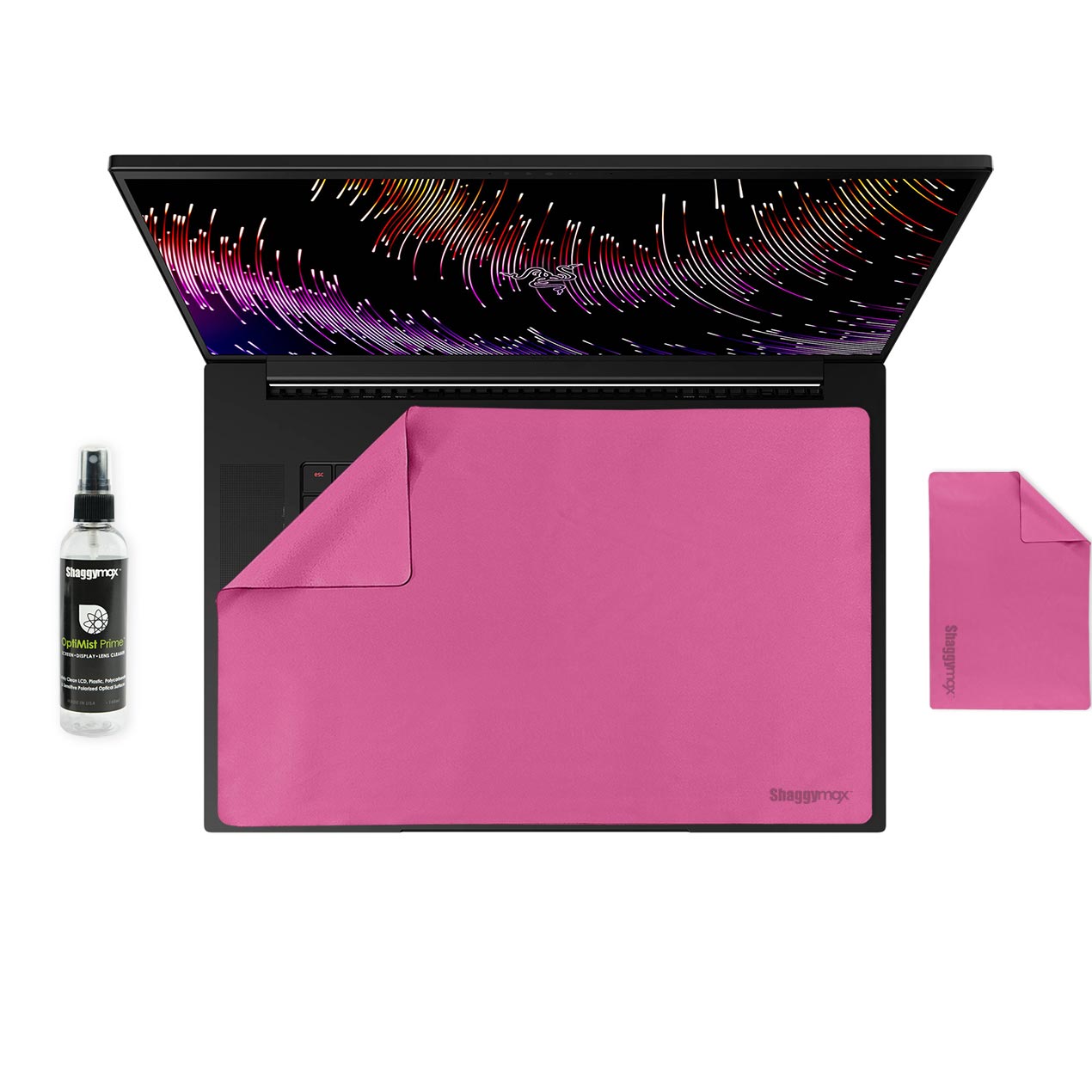 17.3" Laptop Screen Protector Keyboard Cover Microfiber & Cleaning Kit UnderWare Pac