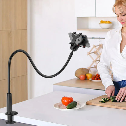 70cm Phone Holder Stand Lazy Bracket Headrest Bed 360 Flexible Long Arms Clamp Mount For iPhone Samsung and 3.5~6.7" Device