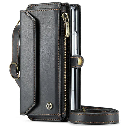 Crossbody Purse for Samsung Galaxy Z Fold 7 Fold5 Fold 4 3 Fold 6 Leather Flip Case Book Wallet Coque Retro Vintage Card Slots