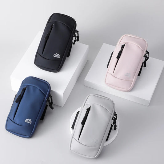 Running Phone Holder Armbands Sports Cases for iPhone 13 14 Pro Max Jogging Bag Gym Waterproof Universal Phones Arm Pouch - covers4phones