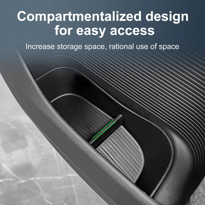 for Xpeng G6 2023 2024 Car Door Side Storage Box Car Accessories TPE Front Gate Slot Anti Dirty Storage Organizer Tray