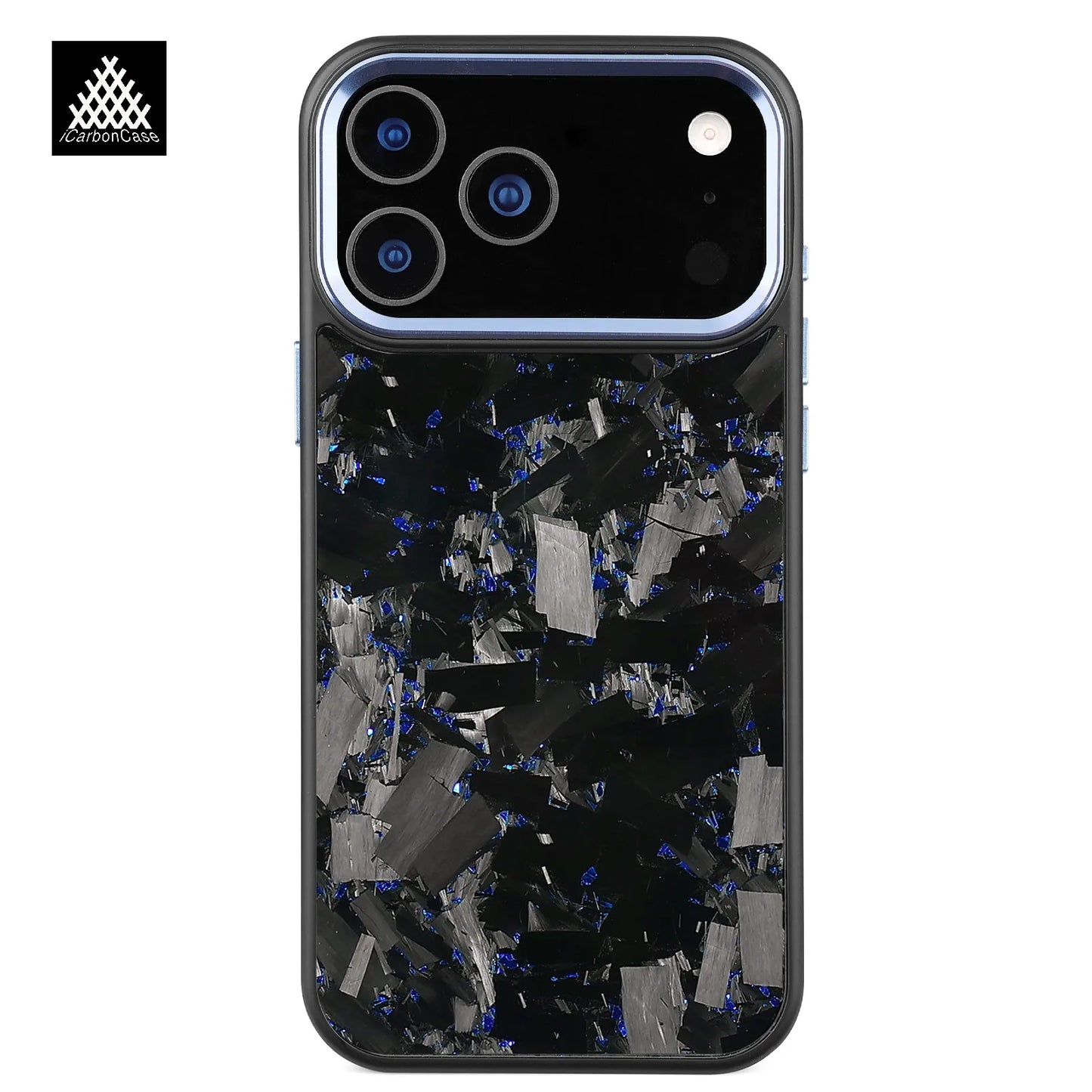 Forged Carbon Fiber Case for iPhone 17 17Air 17Pro 17 Pro Max with Magsafe and Metal Camera Lens /Buttons Anti-drop Phone Cover