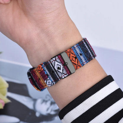 Christmas Exotic Style Fabric Straps For iWatch Band 8 7 SE 45mm 44mm 42mm Sports For Apple Watch 41mm 40mm 38mm Series 6 5 4 3