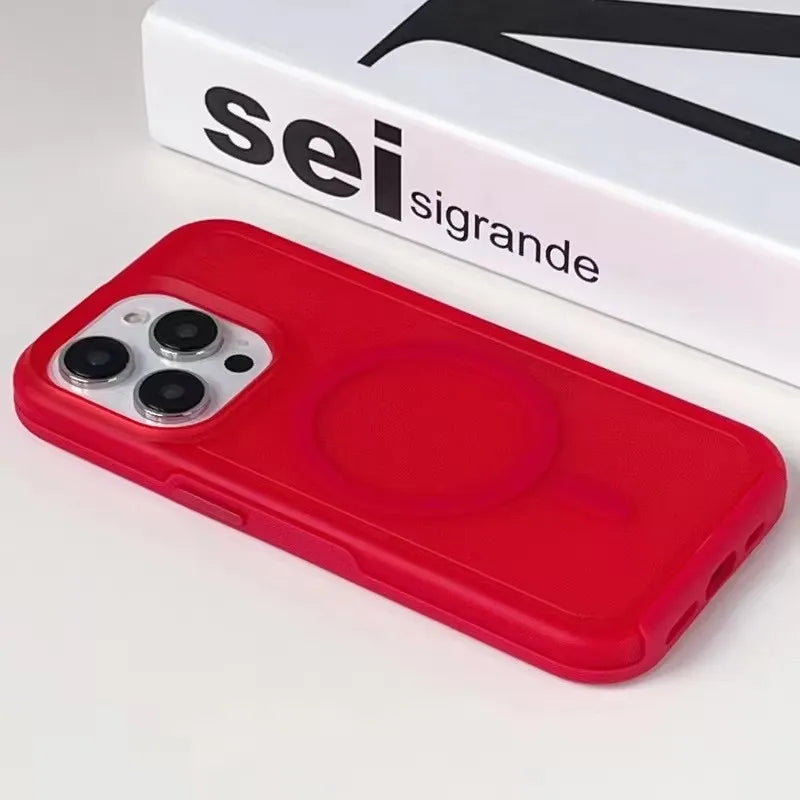 Neon Candy Color Translucent Shockproof Phone Case For iPhone 16 12 13 14 15 Pro Max For Magsafe Wireless Charging Frosted Cover