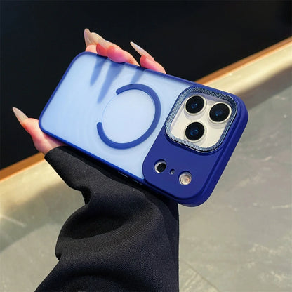 Wave Ripple Pattern for Magsafe Magnetic Phone Case for IPhone 17 Air 16 15 14 Plus 13 12 Pro MAX Translucent Protective Cover