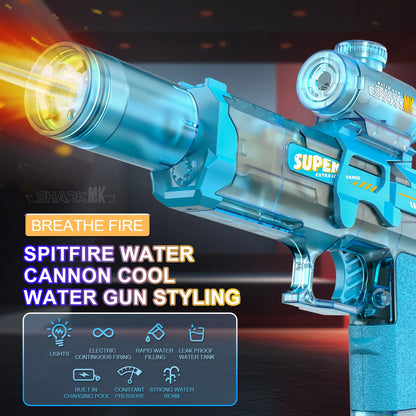 Summer New Ice Mouse Electric Water Gun Pistol Shooting Toy Full Automatic Shoot  Outdoor Toy For Children Boys Girl Adults Gift
