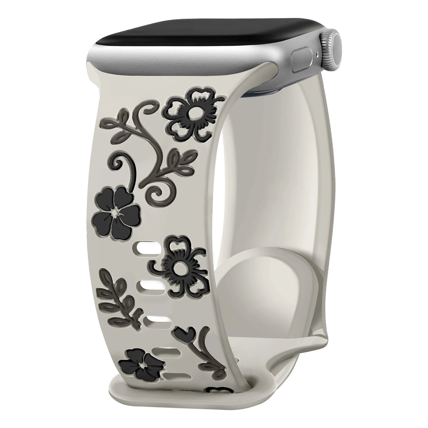 Engraved Strap For Apple Watch Band 11 10 42mm 46mm Silicone Correa Bracelet iWatch Series 10 9 8 7 SE 6 45/44/40mm Ultra2/3