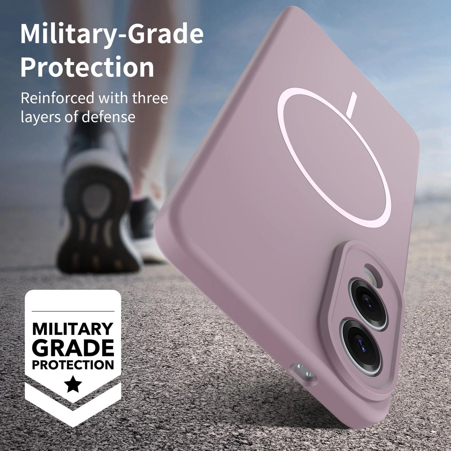 For Samsung Galaxy S25 Edge Case Fashionable Color Skin-friendly Magnetic PC Cover For Samsung S25Edge Shockproof Bumper Funda