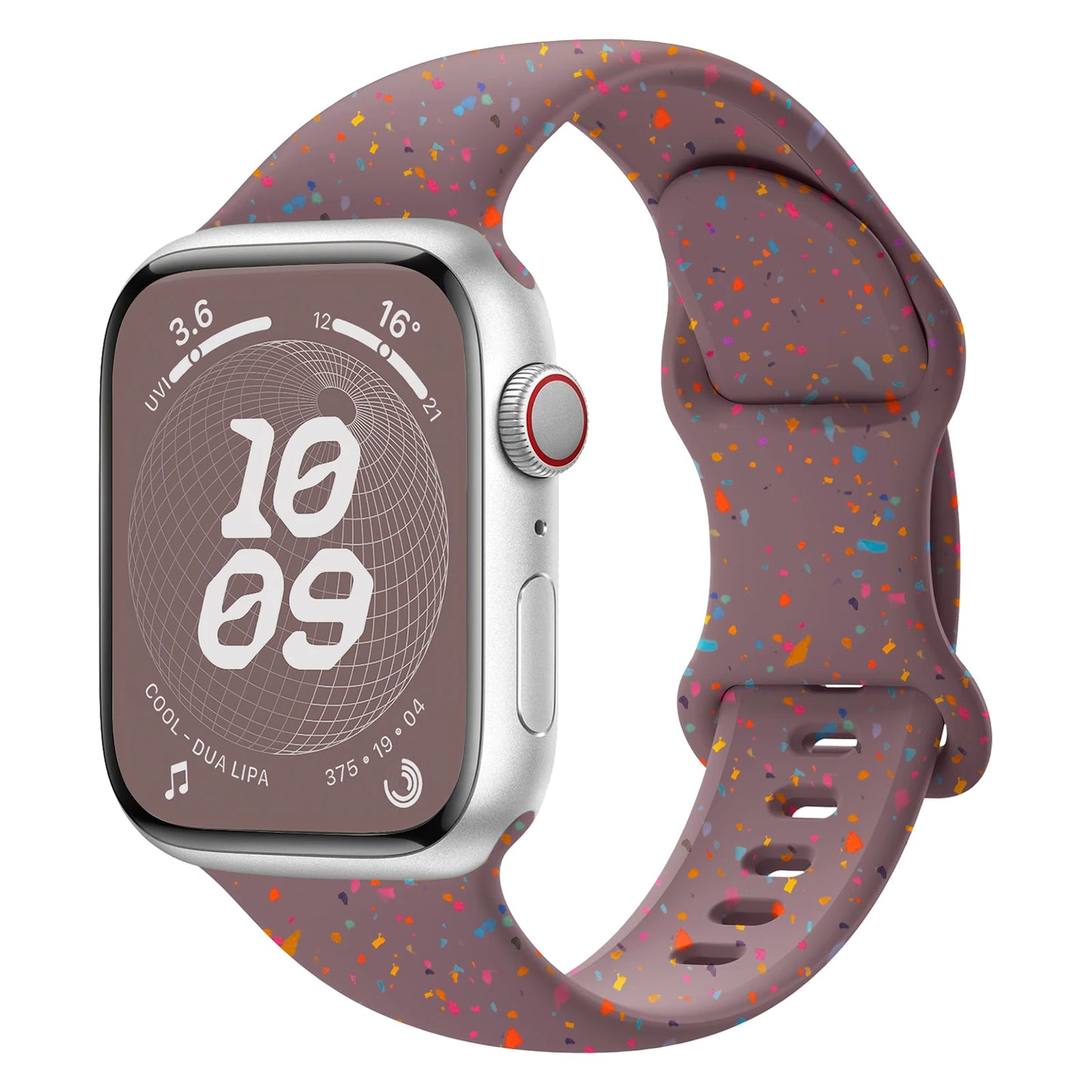 Soft Sport Silicone Loop Band for Apple Watch Series 3 to Ultra – Compatible with 38mm to 49mm Sizes, Adjustable Comfortable Bracelet Strap for iWatch Series 9, 8, 7, 6, 5, SE, Ultra 2