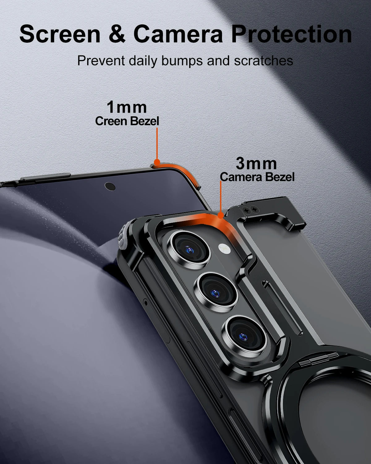 Eary Frameless Case for Samsung Galaxy Z Fold 7 Magsafe with 360°Rotation Stand Magnetic  Wireless Charging Aluminum Phone Cover