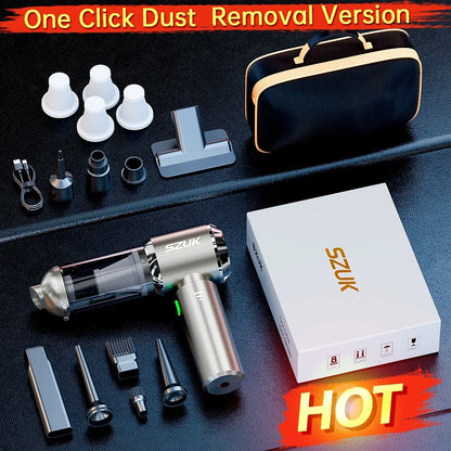SZUK Car Vacuum Cleaner 985000PA Powerful Wireless Car Cleaner Cleaning Machine Cordless Mini HandHeld Portable Vacuum Cleaner