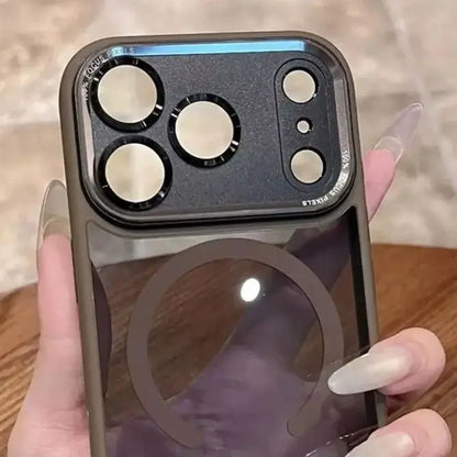 Luxury New Color Shockproof Armor Case For iPhone 17 Air 16 15 14 Plus 13 12 11 Pro Max For Magsafe Hard Clear Metal Lens Cover