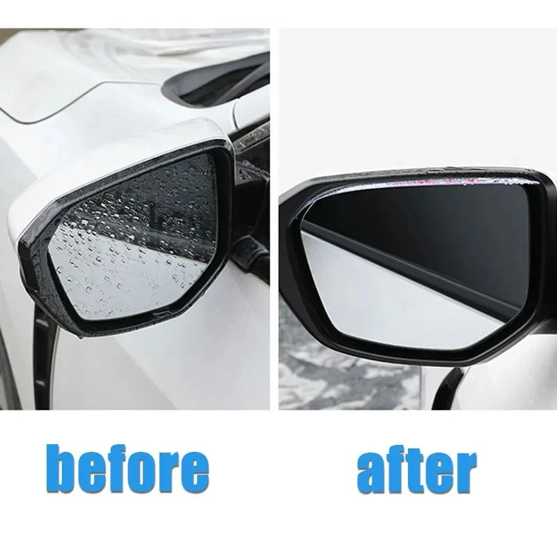 Car Rearview Mirror Rain Eyebrow Universal Car Window Rain Shield Cartoon Reversing Mirror Rain Shield Reflector