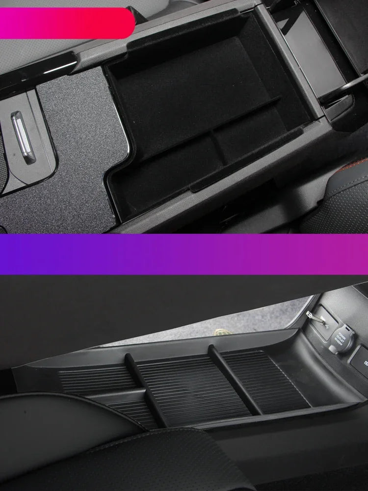 For Geely Cityray 2024 2025 Car Styling Under Center Console Organizer Storage Box Armrest Storage Box Auto Accessories